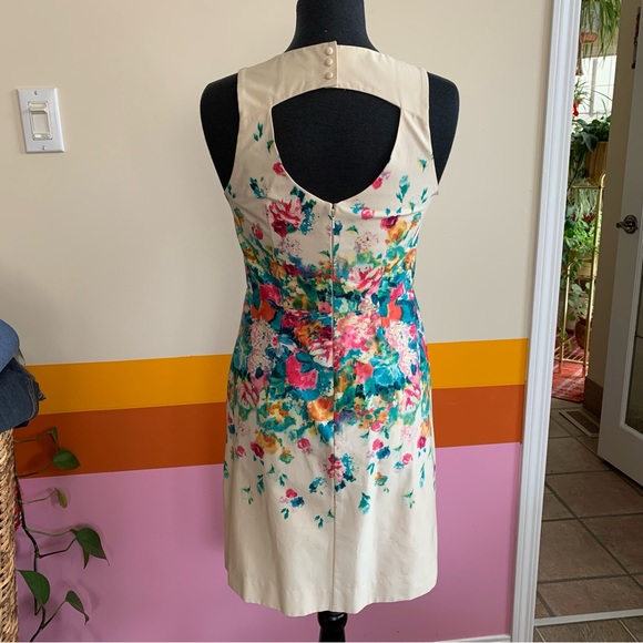 Anthropologie Maeve Tea Garden Floral Sheath Dress - Picture 9 of 10